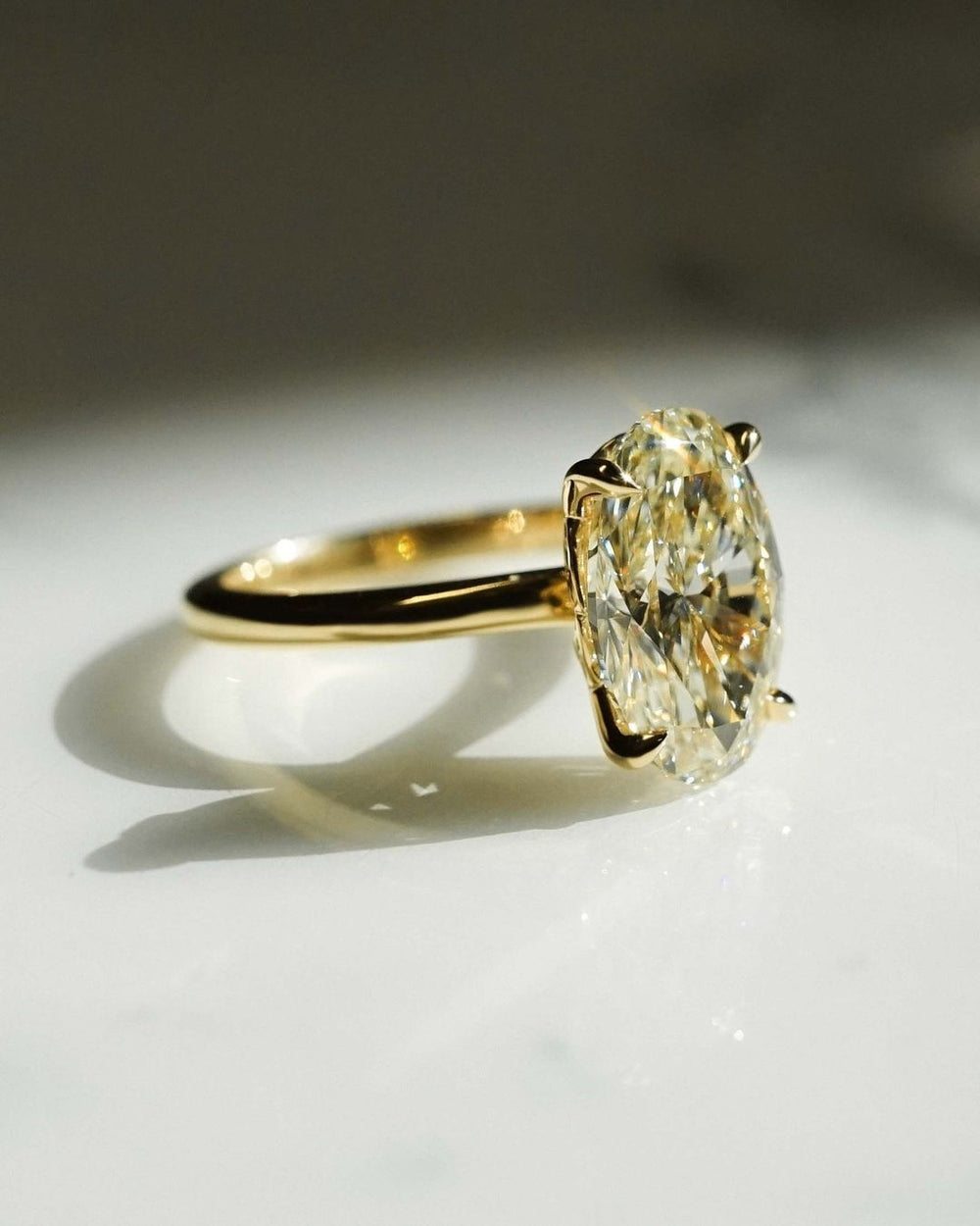 Oval Cut Labgrown Engagement Ring