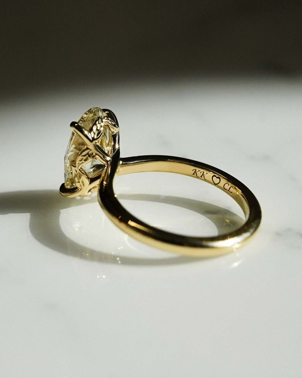 Oval Cut Labgrown Engagement Ring