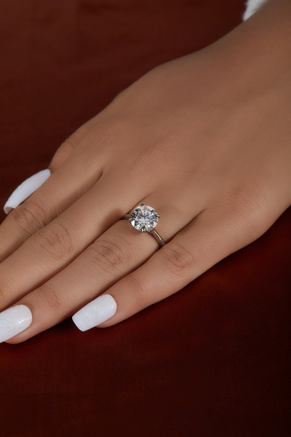 Round Brilliant Cut Labgrown Engagement Ring