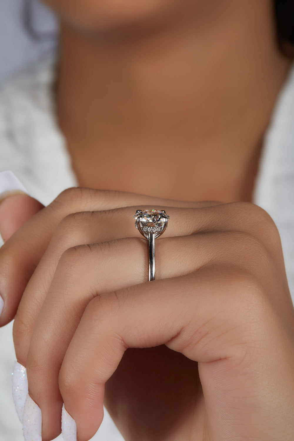 Round Brilliant Cut Labgrown Engagement Ring