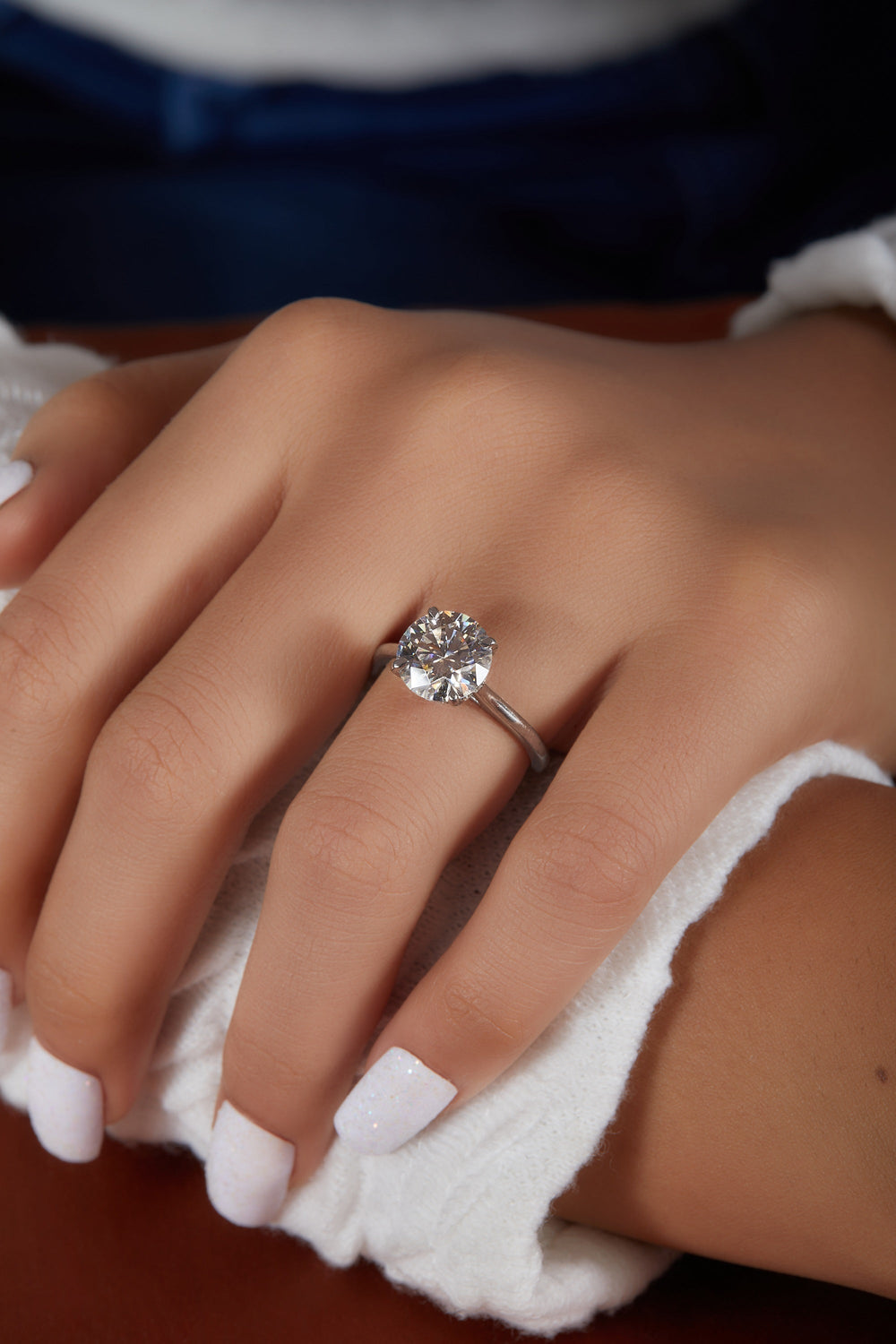 Round Brilliant Cut Labgrown Engagement Ring