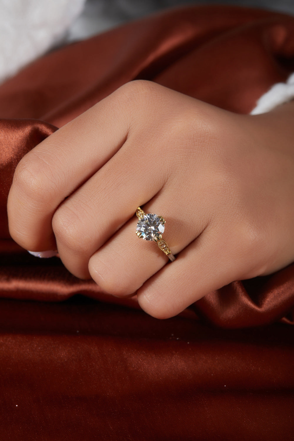 Round Brilliant Cut Labgrown Ring