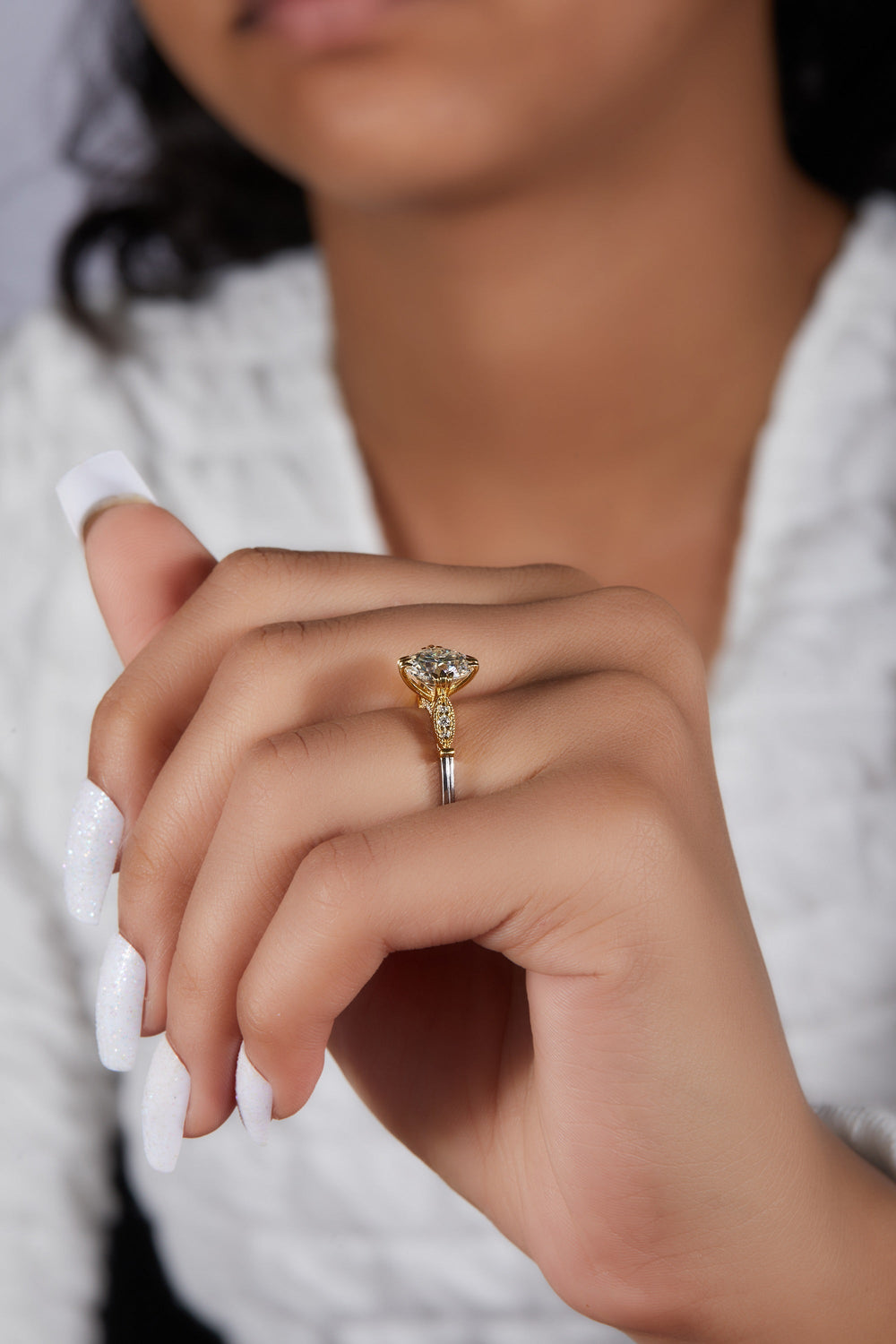 Round Brilliant Cut Labgrown Ring