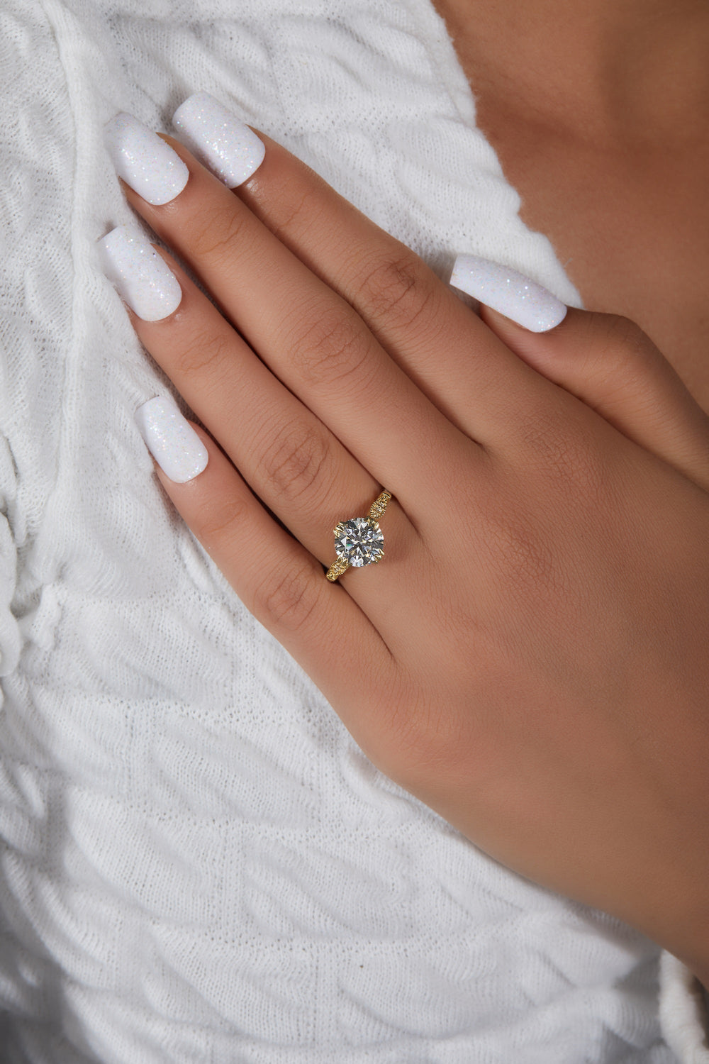Round Brilliant Cut Labgrown Ring