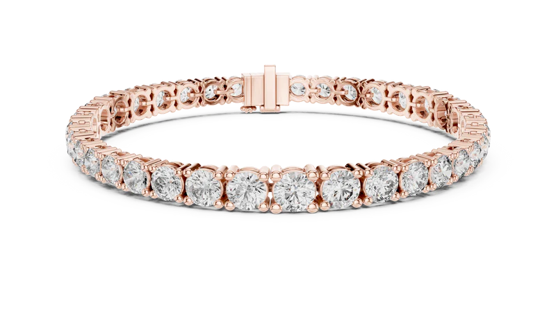 Classic Eternity Tennis Bracelet With Round Diamond