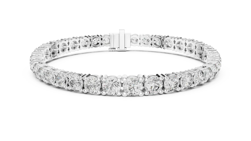 Classic Eternity Tennis Bracelet With Diamond (925 Sterling Silver) (925 Sterling Silver)