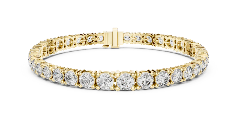Classic Eternity Tennis Bracelet With Round Diamond