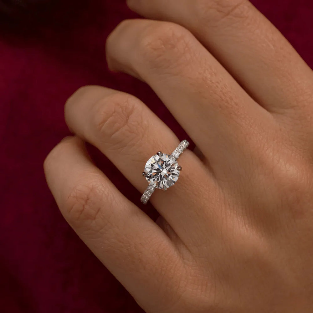 Round Brilliant Cut Labgrown Engagement Ring