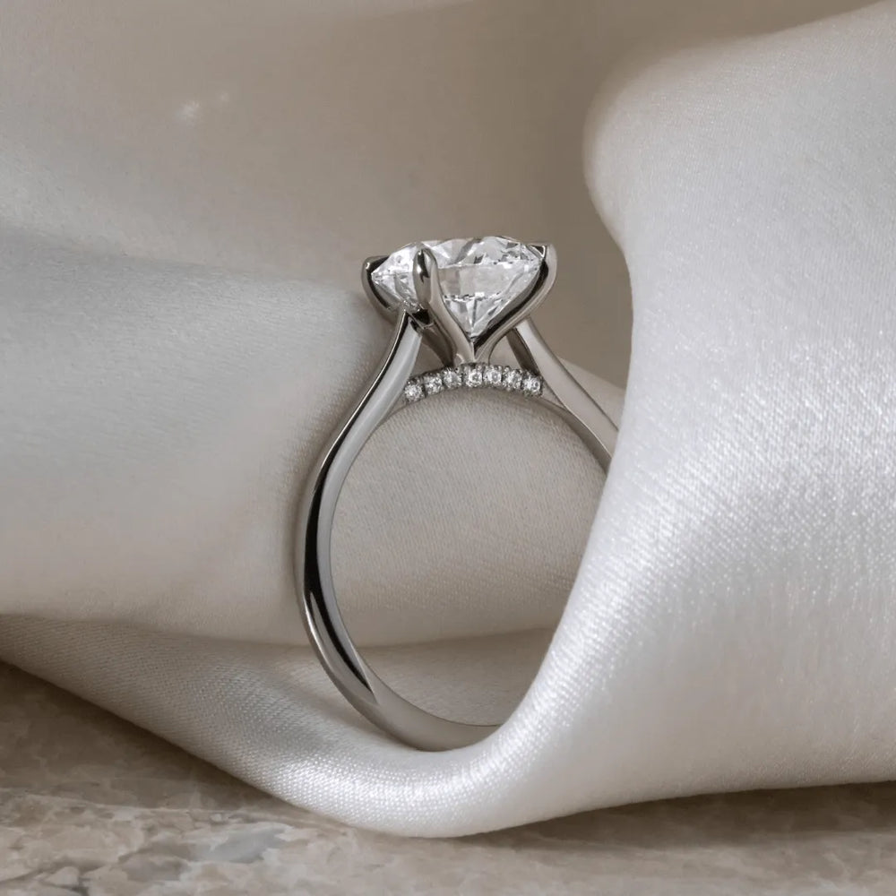 Round Brilliant Cut Labgrown Engagement Ring