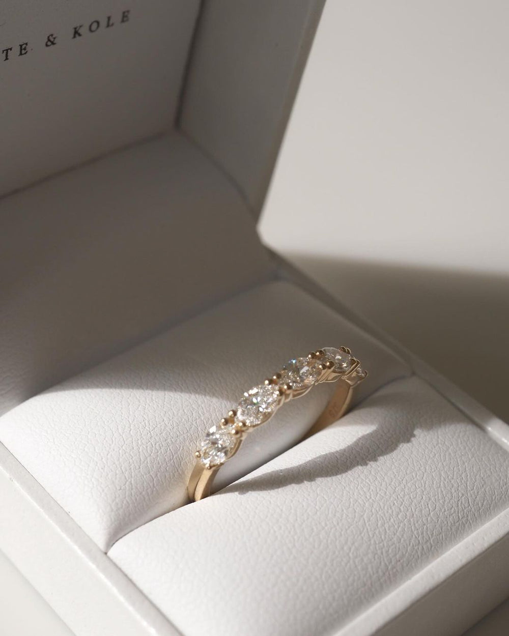 Marquise Labgrown Wedding Band