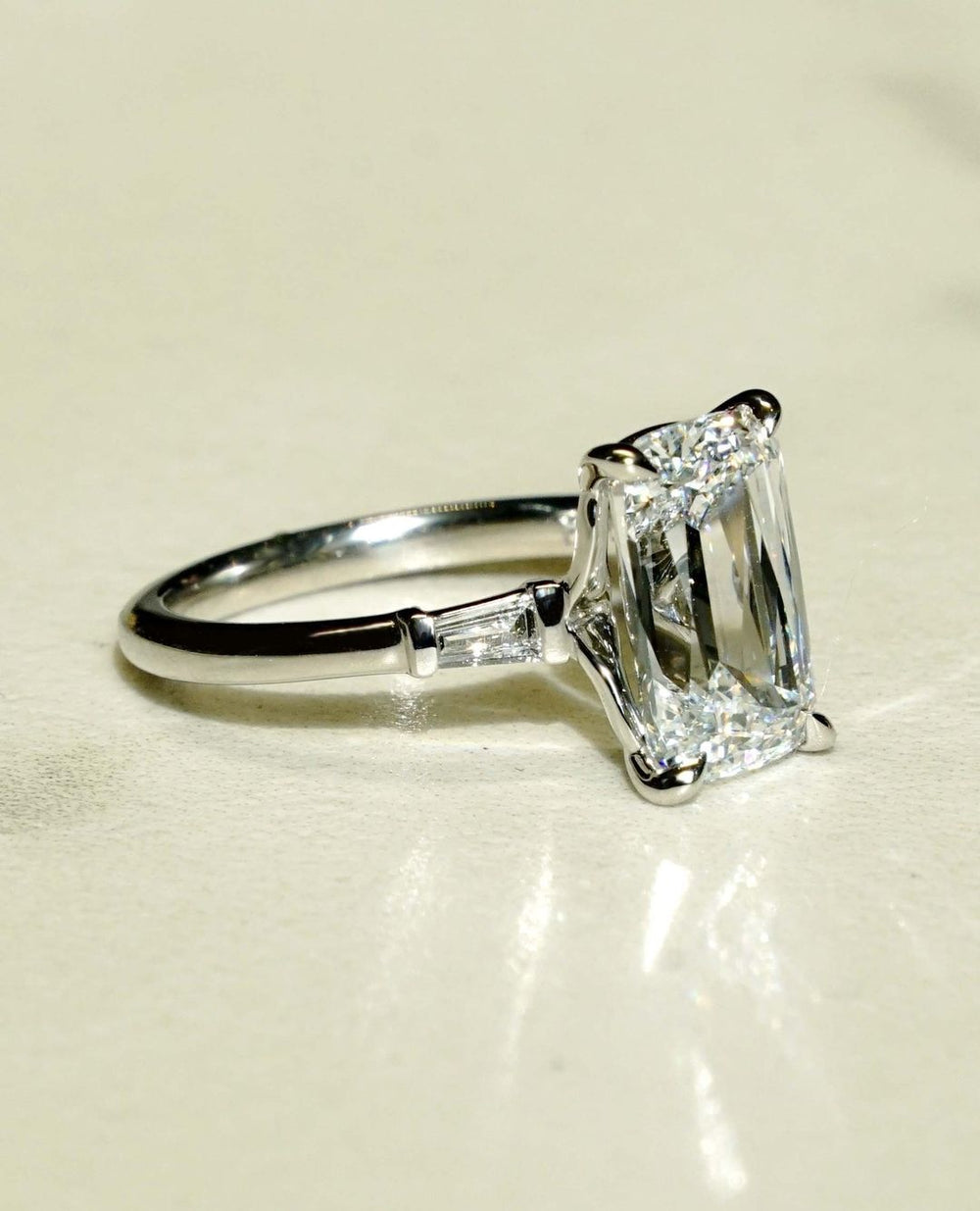 Criss Cut Labgrown Engagement Ring
