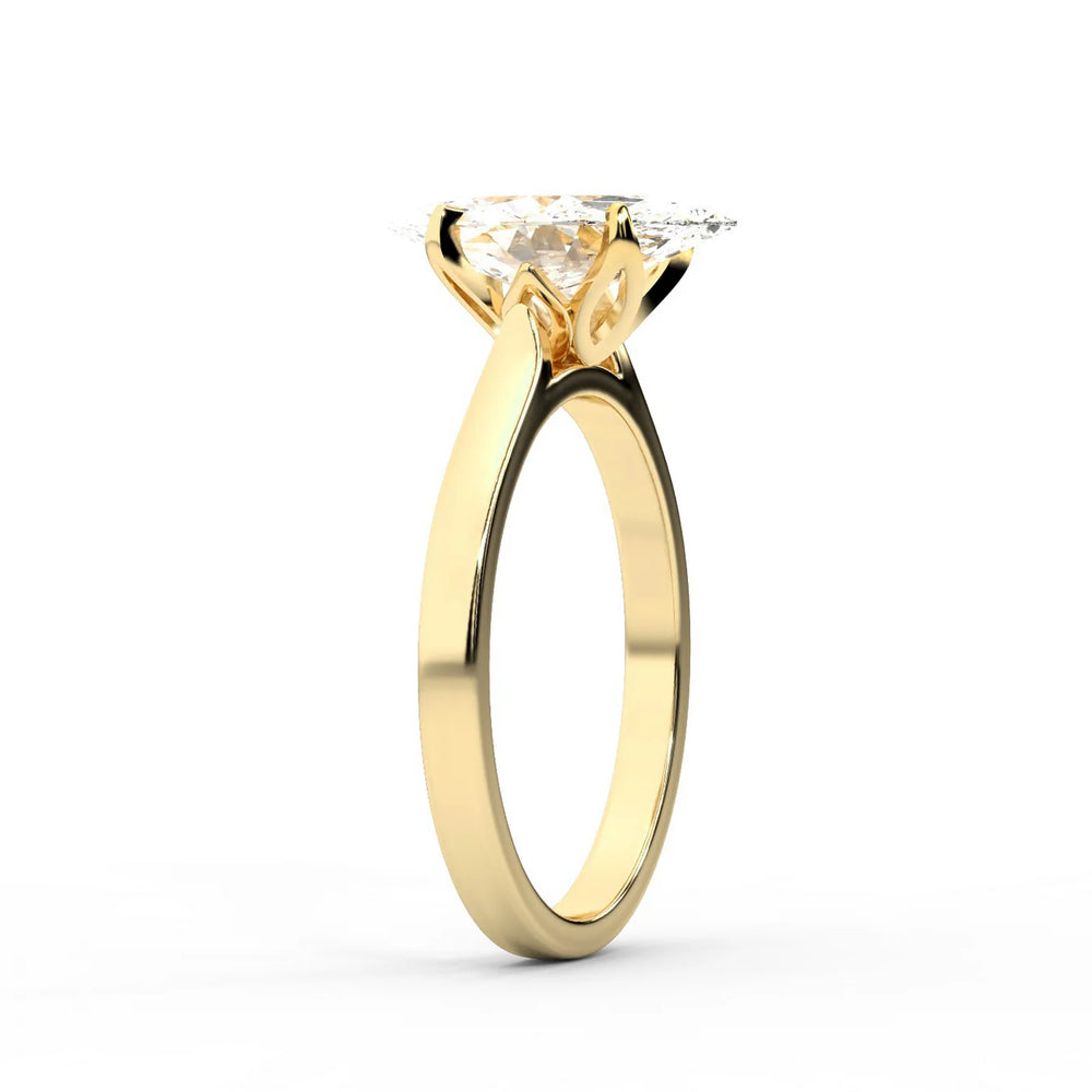 Isabella Bloom Solitaire Marquise Diamond Engagement Ring