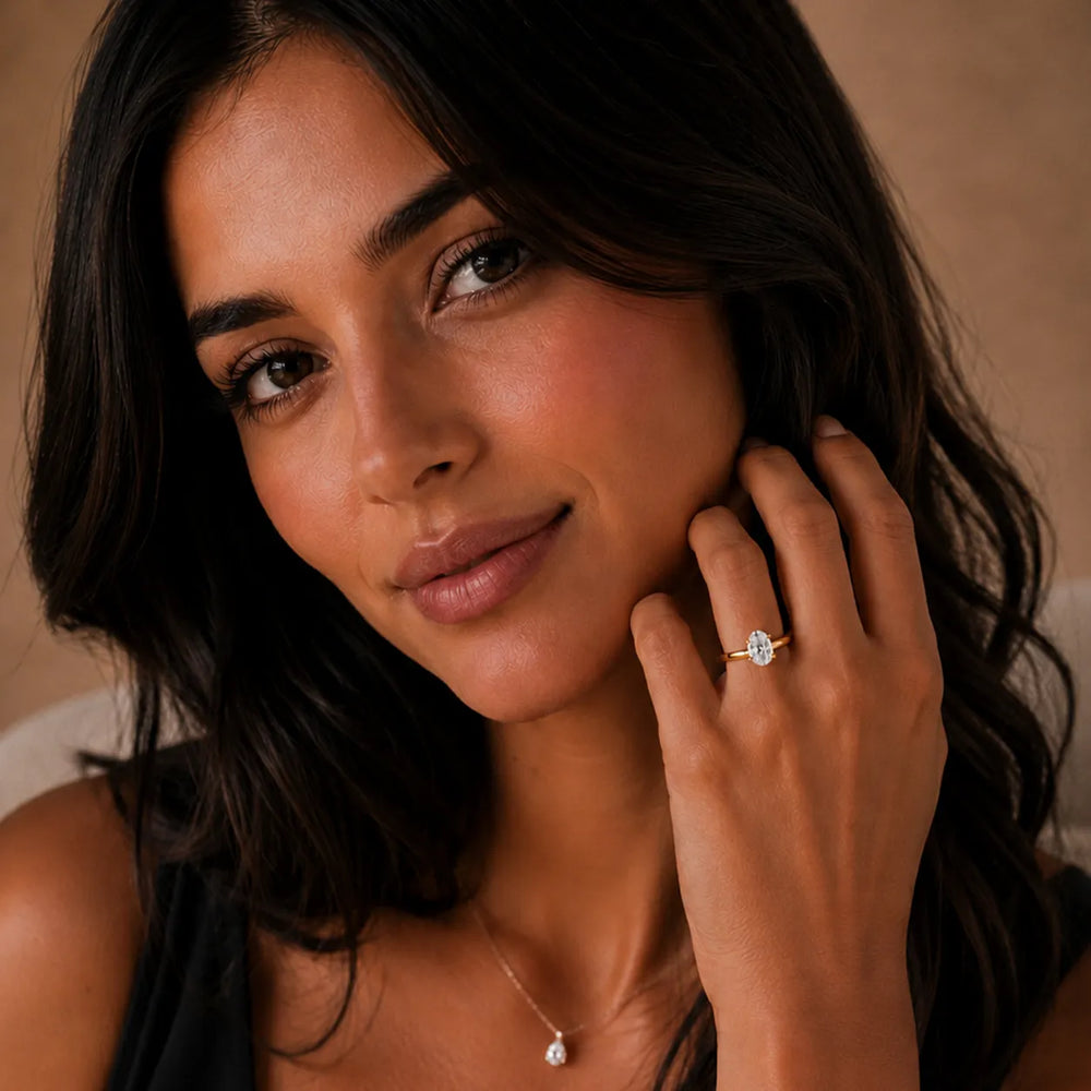 Isabella Bloom Solitaire Heart Diamond Engagement Ring