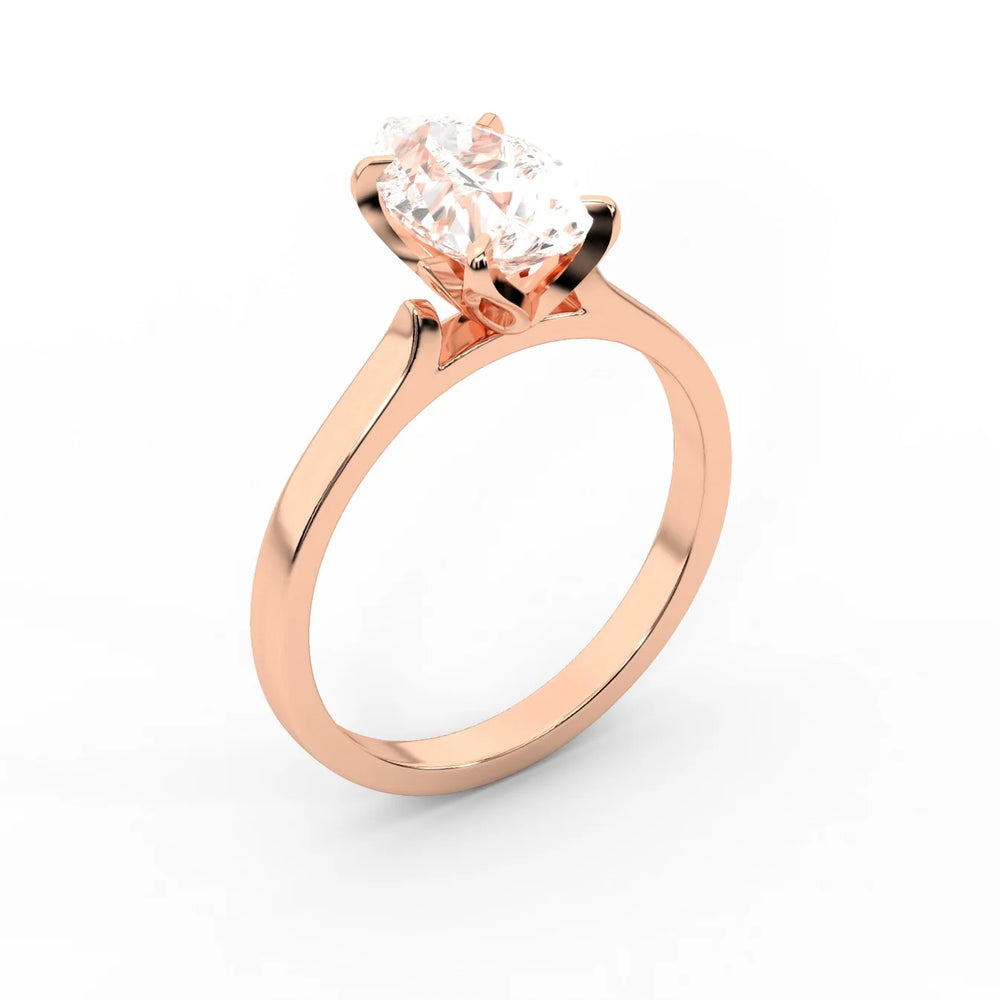 Isabella Bloom Solitaire Marquise Diamond Engagement Ring