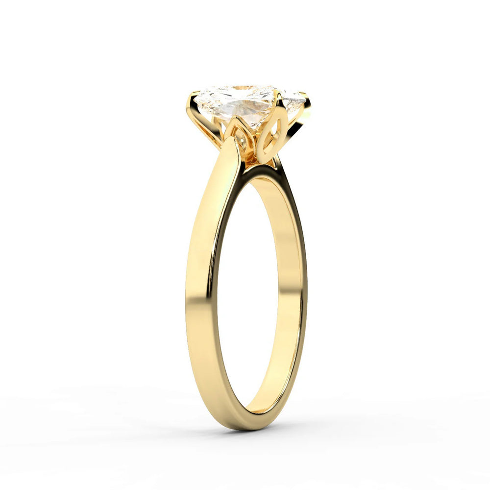 Isabella Bloom Solitaire Marquise Diamond Engagement Ring