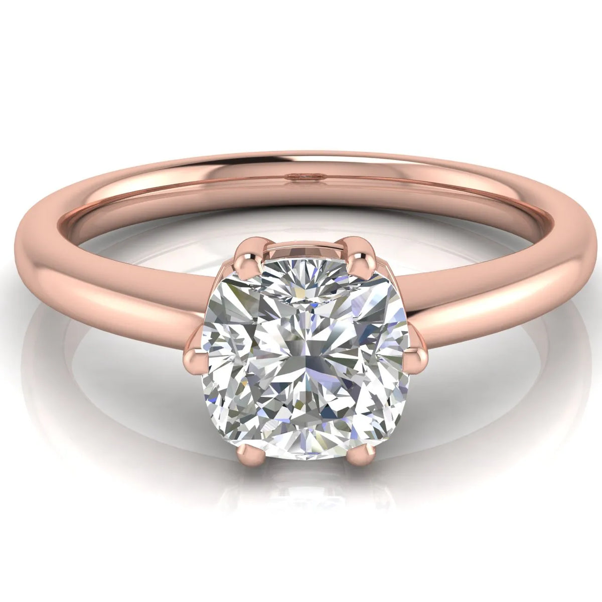 Elegant Solitaire Ring with Classic Prong Setting