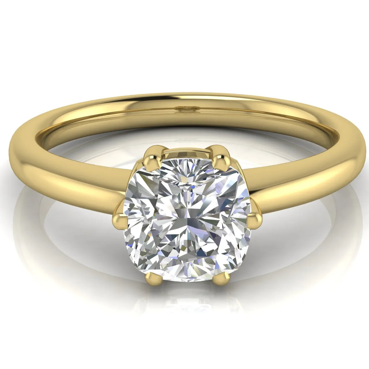 Elegant Solitaire Ring with Classic Prong Setting