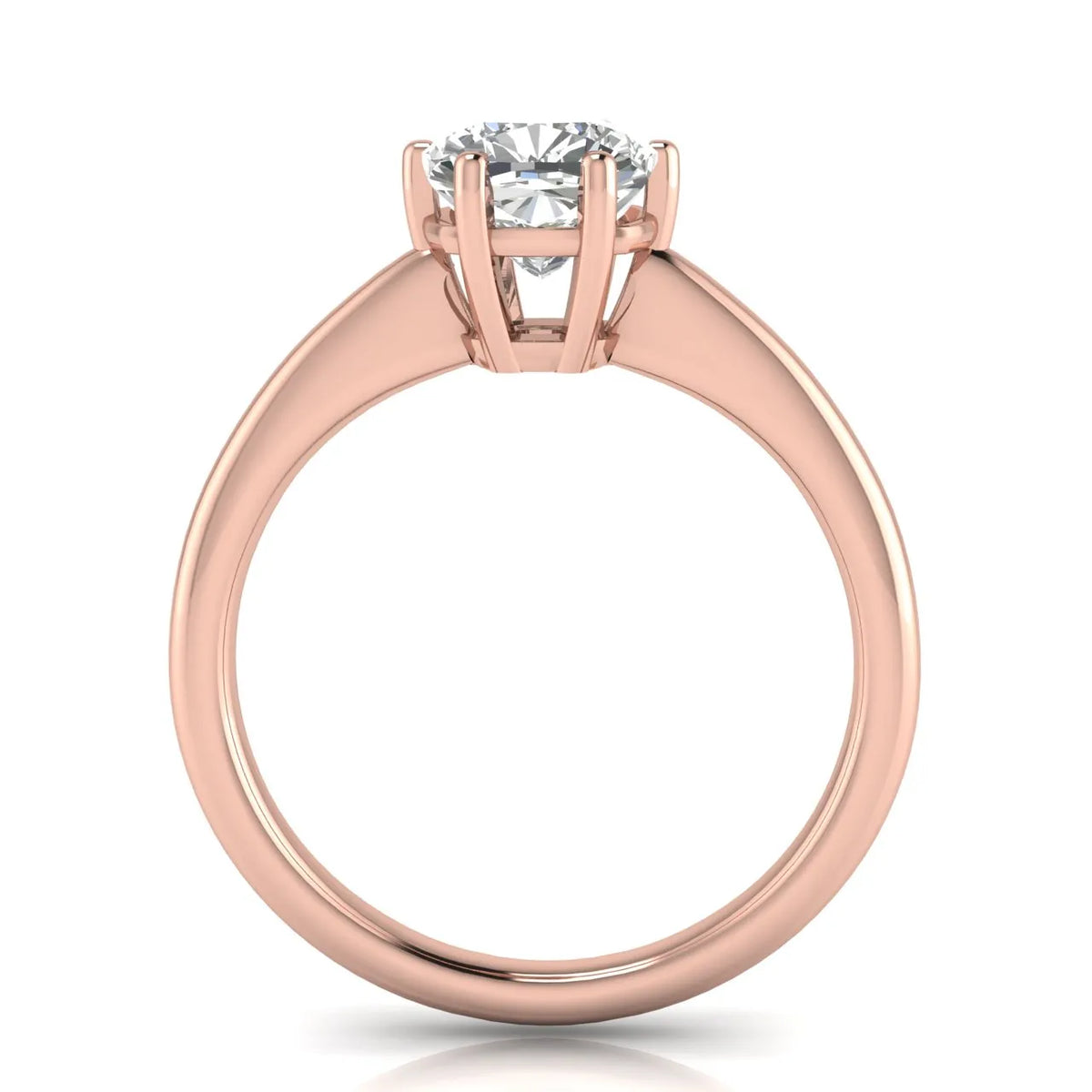 Elegant Solitaire Ring with Classic Prong Setting