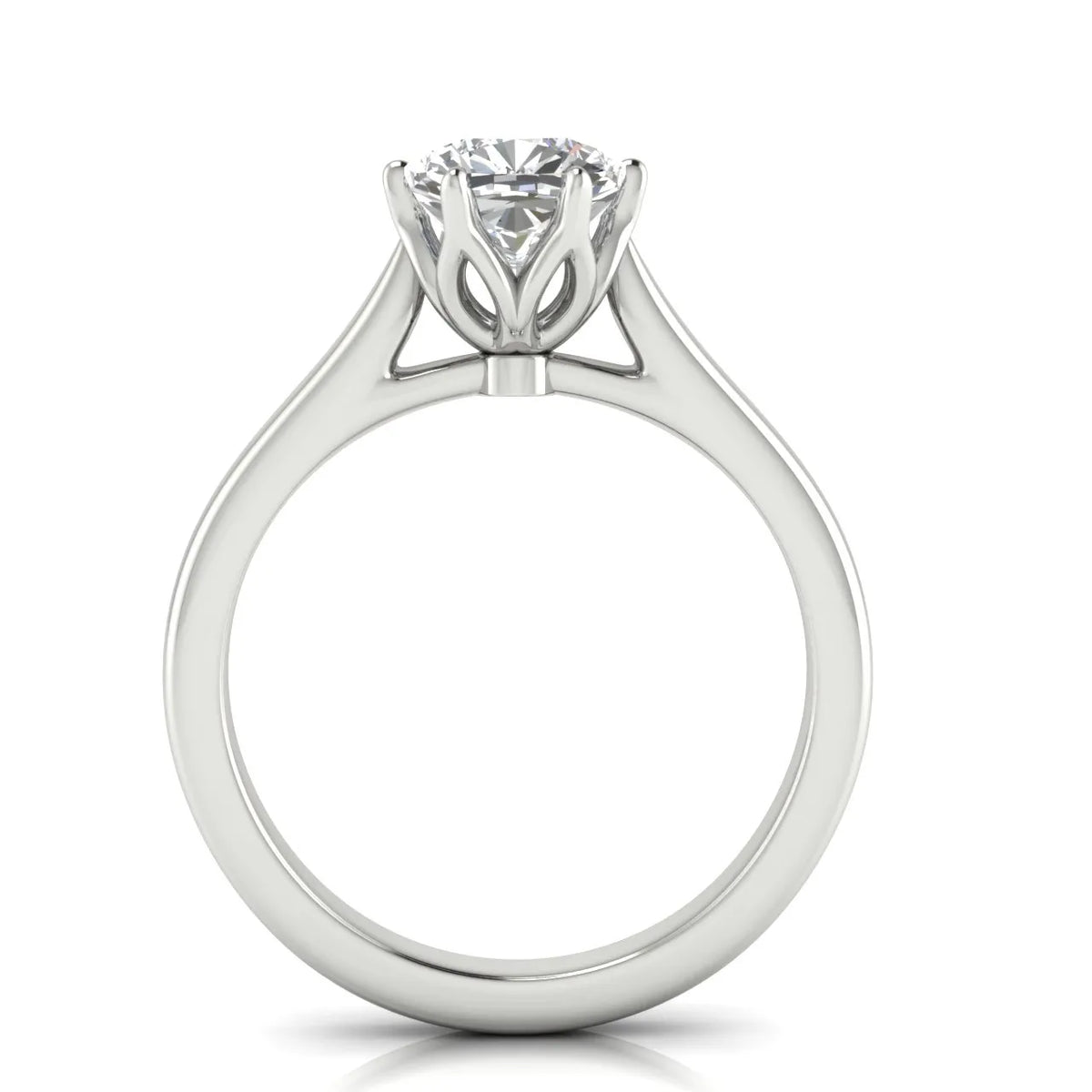 Classic Solitaire Ring with Elegant Center Stone
