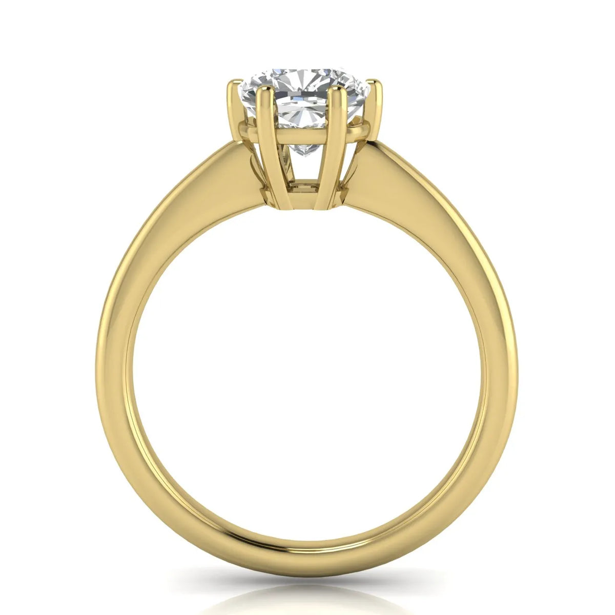 Elegant Solitaire Ring with Classic Prong Setting