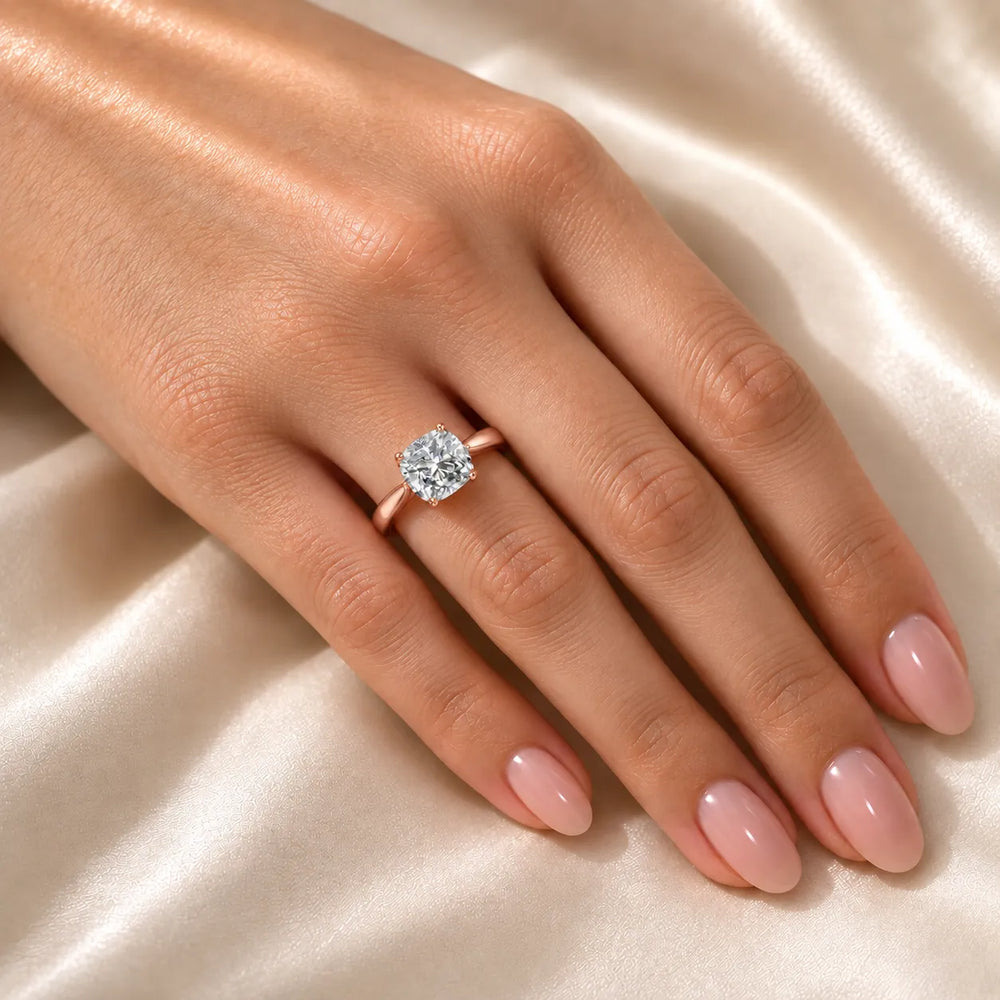 Classic Solitaire Ring with Elegant Center Stone