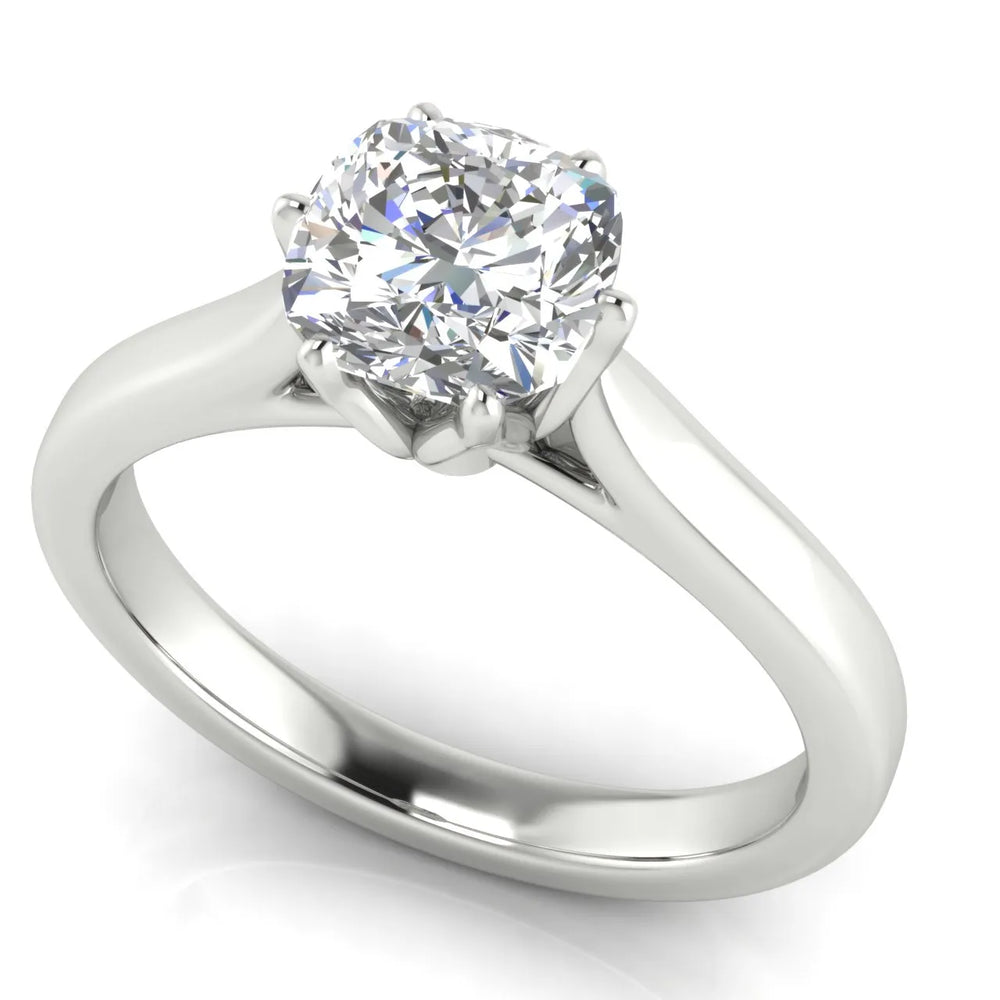 Classic Solitaire Ring with Elegant Center Stone