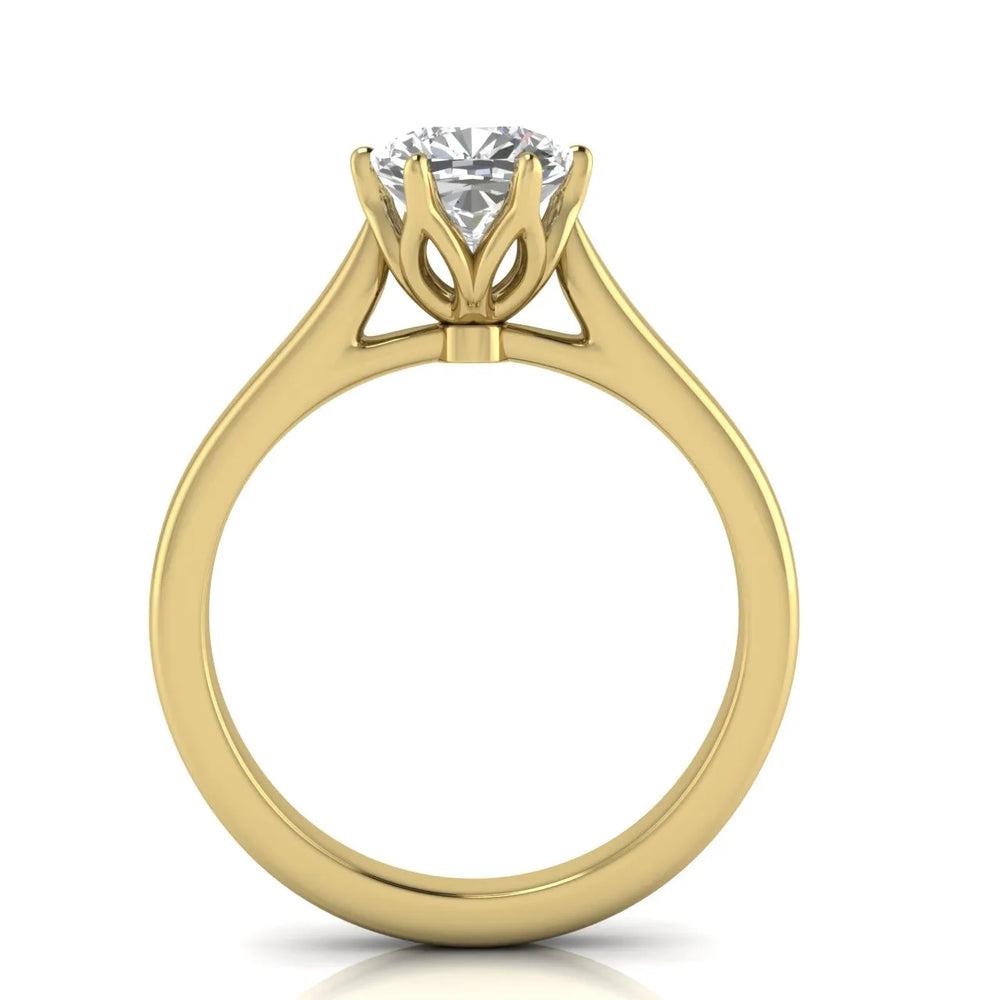Classic Solitaire Ring with Elegant Center Stone