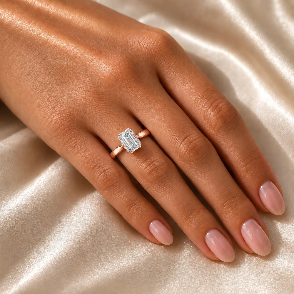 Classic Solitaire Ring with Elegant Center Stone