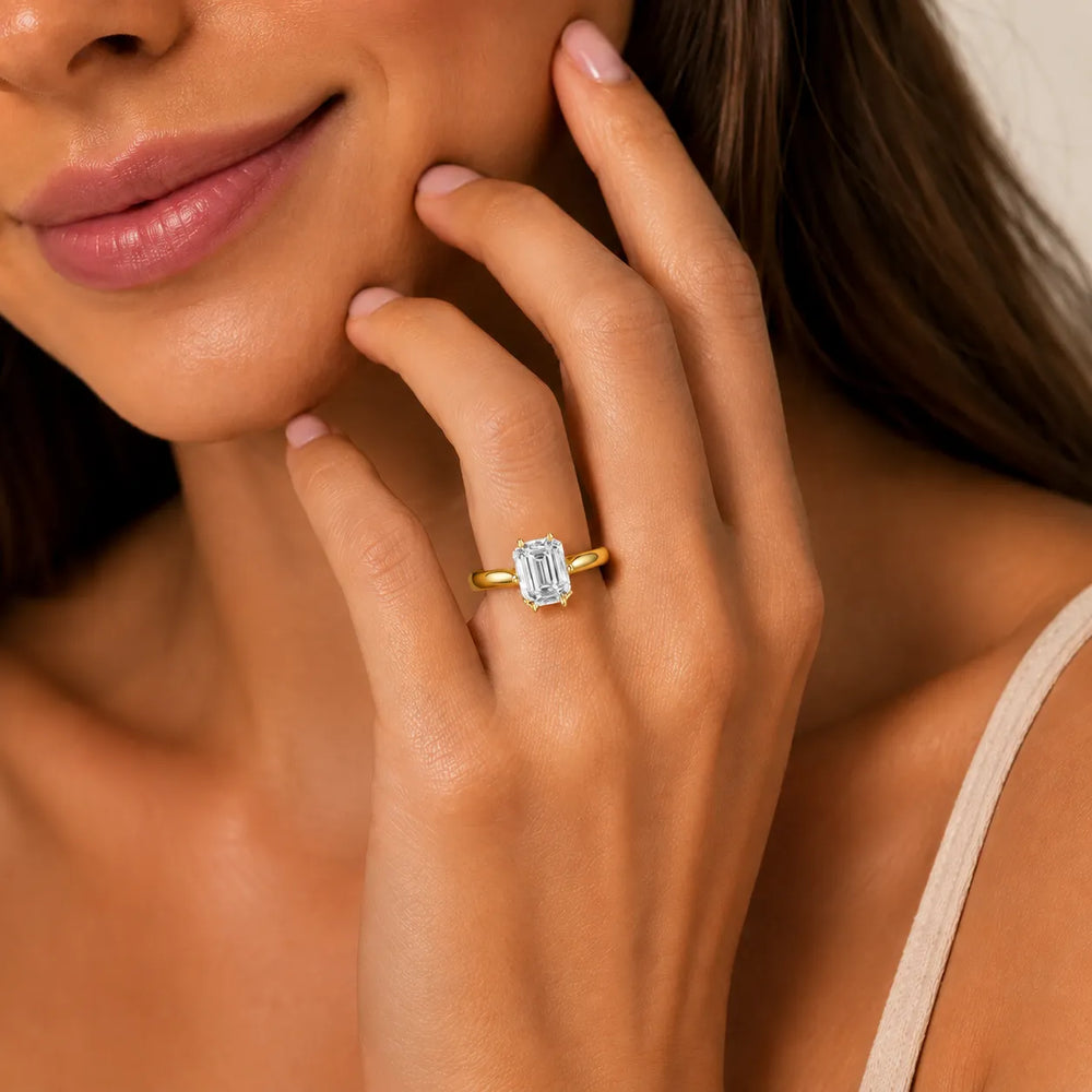 Classic Solitaire Ring with Elegant Center Stone