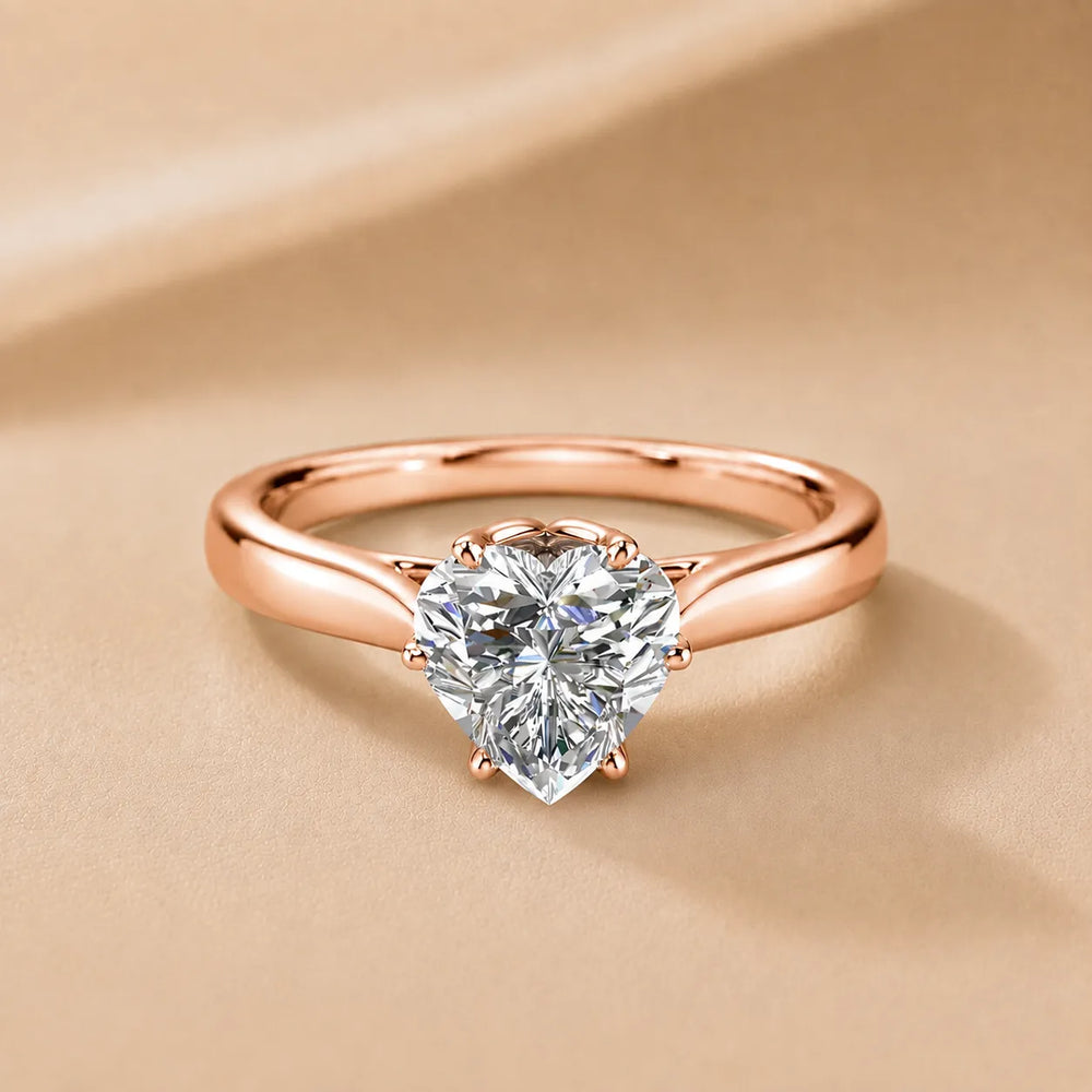 Classic Solitaire Ring with Elegant Center Stone