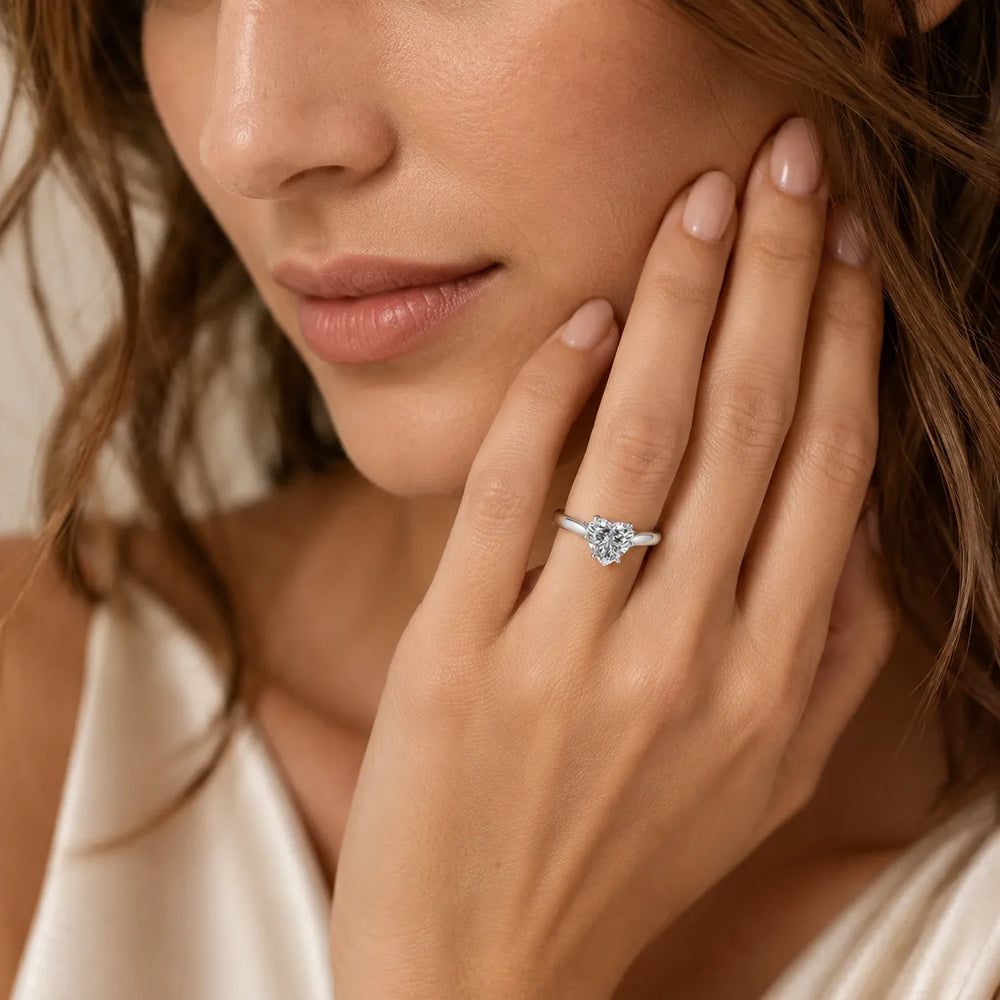 Classic Solitaire Ring with Elegant Center Stone