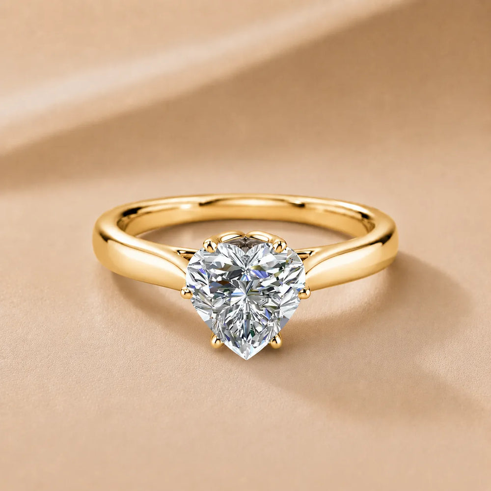 Classic Solitaire Ring with Elegant Center Stone