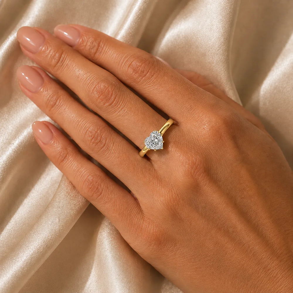 Classic Solitaire Ring with Elegant Center Stone