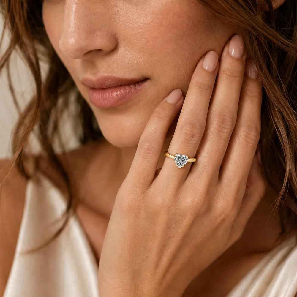 Classic Solitaire Ring with Elegant Center Stone