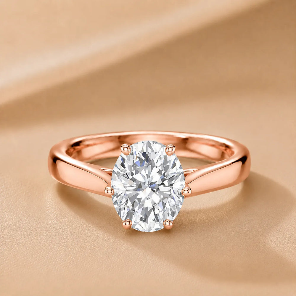 Classic Solitaire Ring with Elegant Center Stone