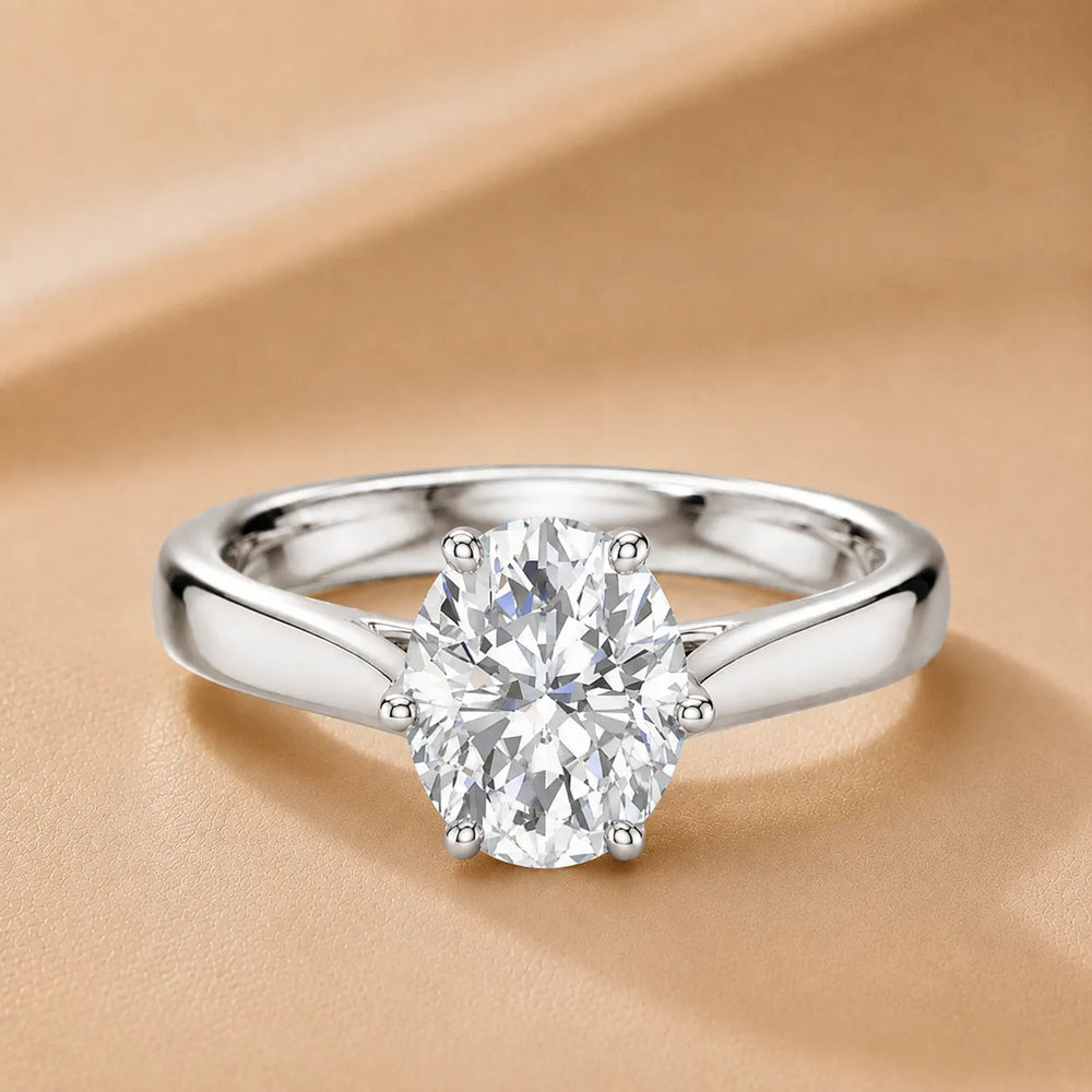 Classic Solitaire Ring with Elegant Center Stone