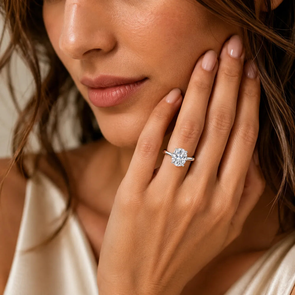 Classic Solitaire Ring with Elegant Center Stone
