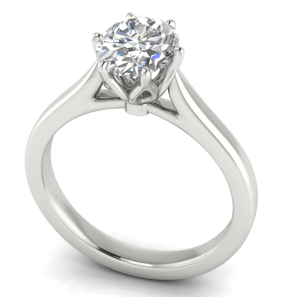 Classic Solitaire Ring with Elegant Center Stone