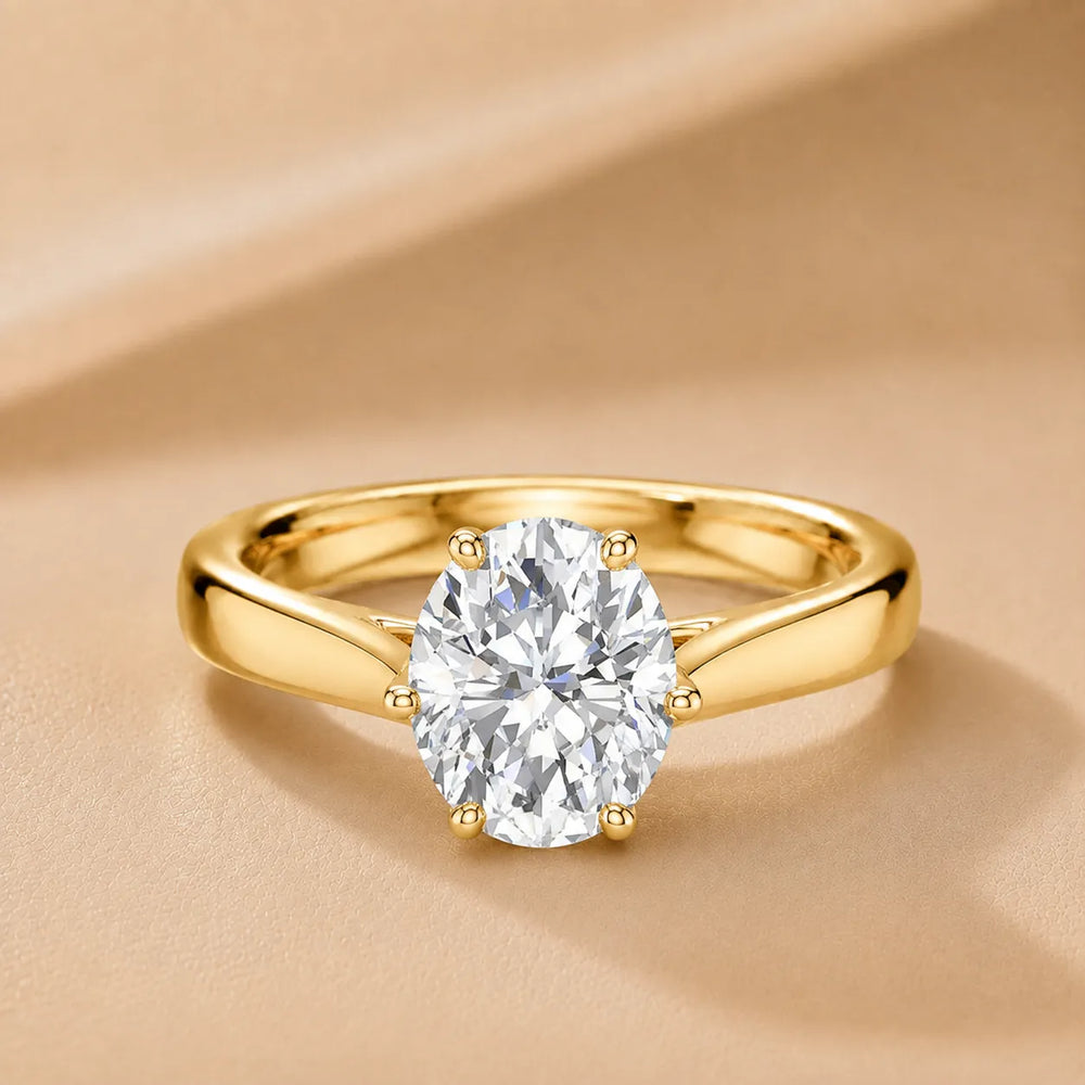 Classic Solitaire Ring with Elegant Center Stone