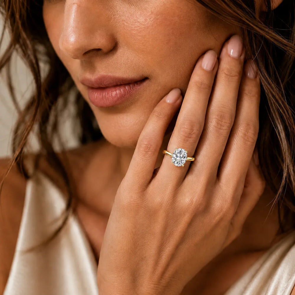 Classic Solitaire Ring with Elegant Center Stone