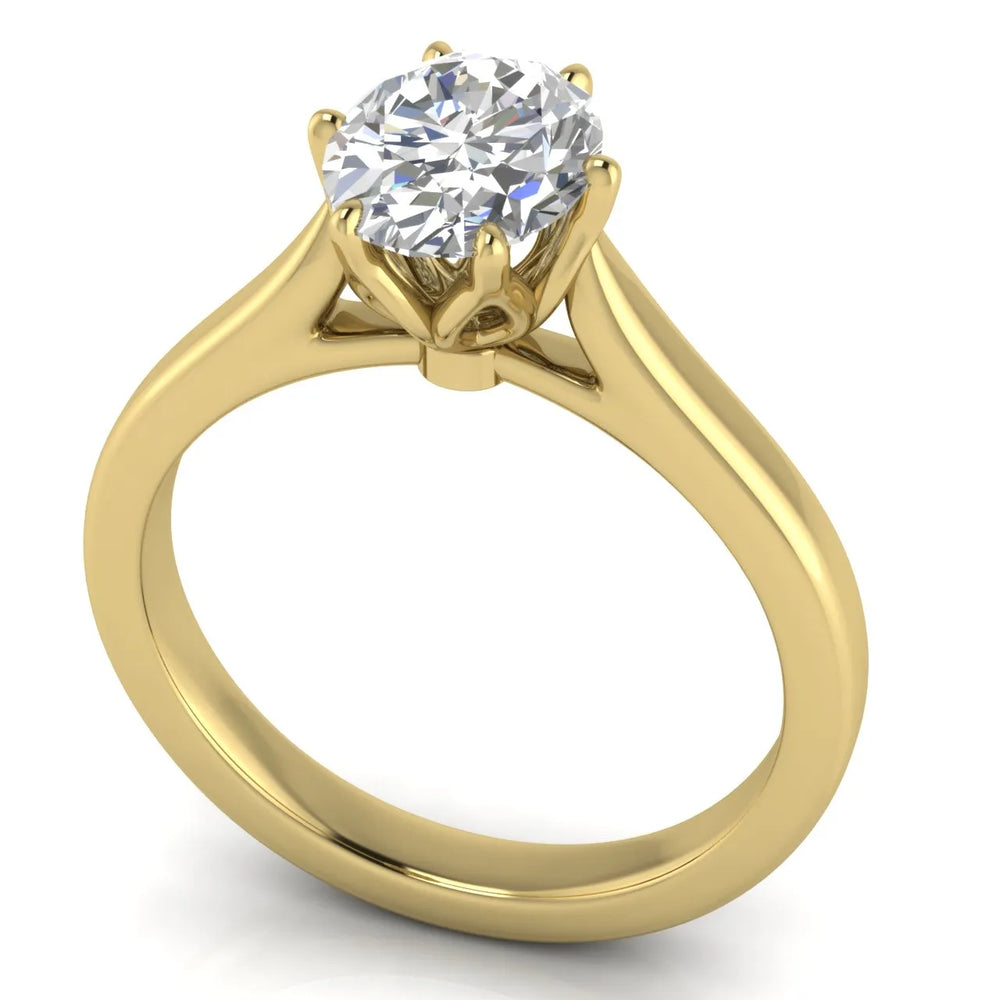 Classic Solitaire Ring with Elegant Center Stone