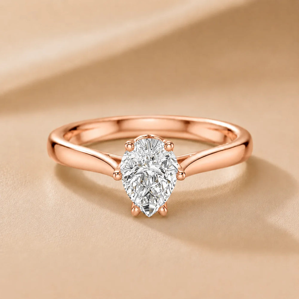 Classic Solitaire Ring with Elegant Center Stone