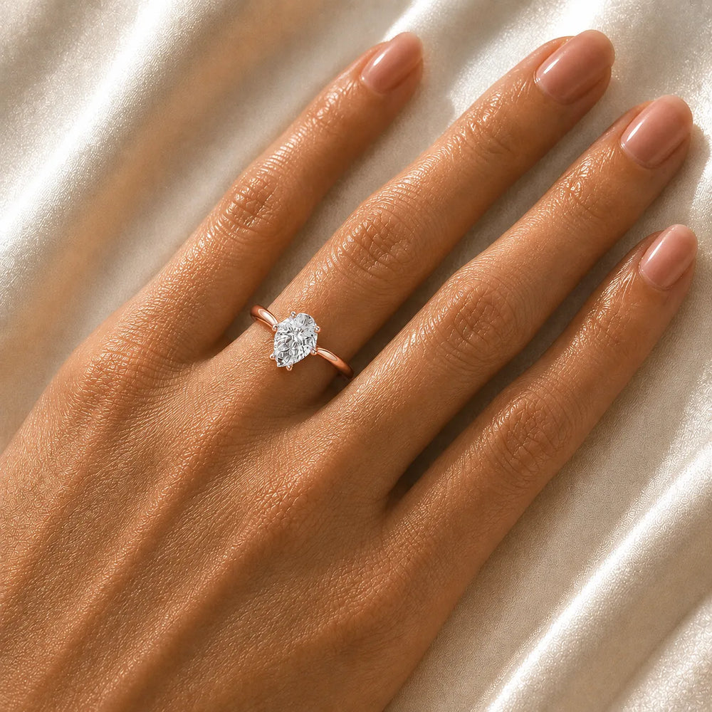 Classic Solitaire Ring with Elegant Center Stone