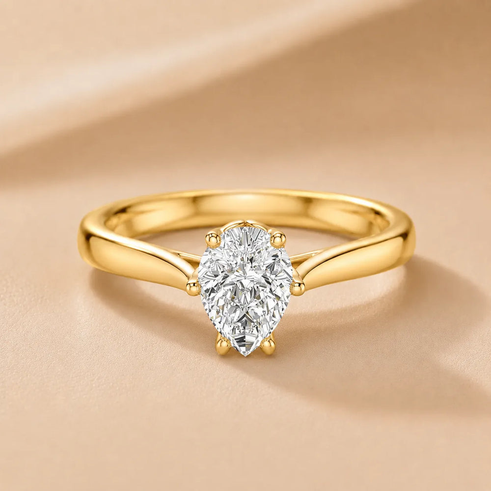 Classic Solitaire Ring with Elegant Center Stone