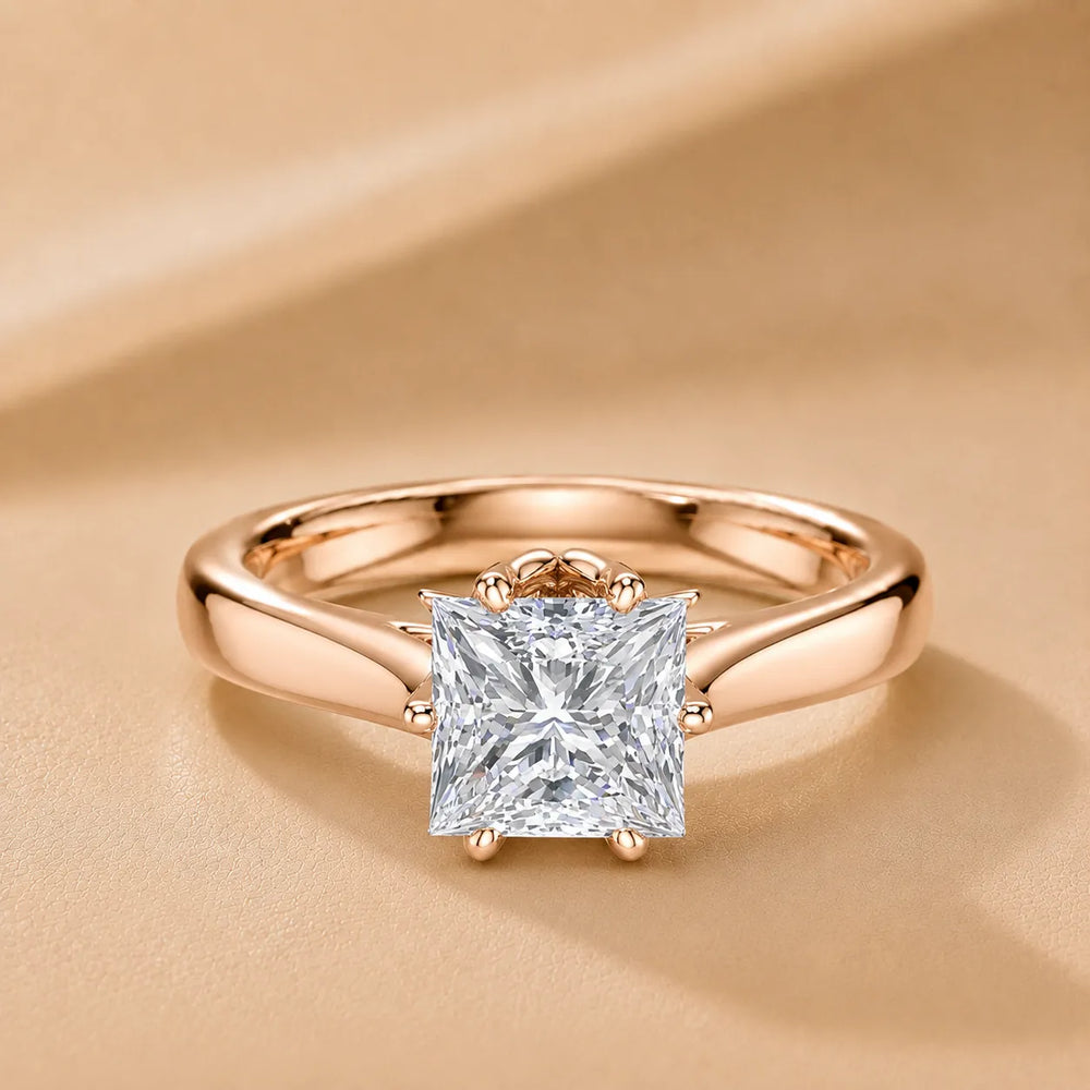 Classic Solitaire Ring with Elegant Center Stone
