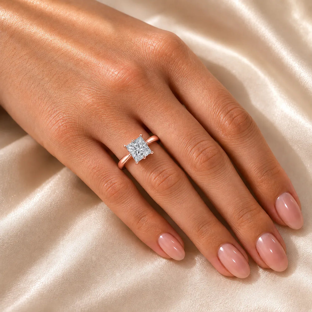 Classic Solitaire Ring with Elegant Center Stone