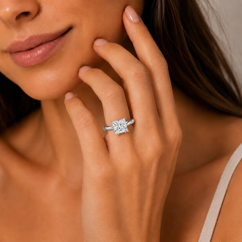 Classic Solitaire Ring with Elegant Center Stone
