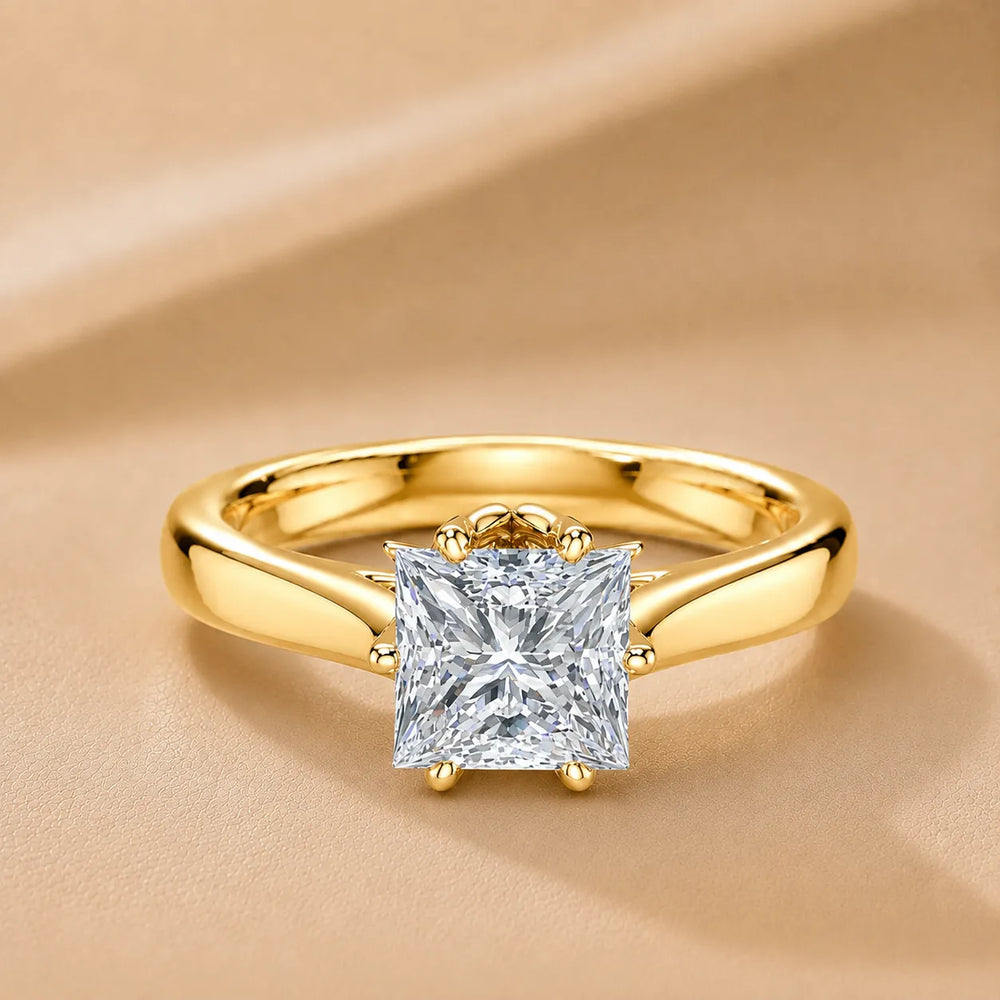 Classic Solitaire Ring with Elegant Center Stone