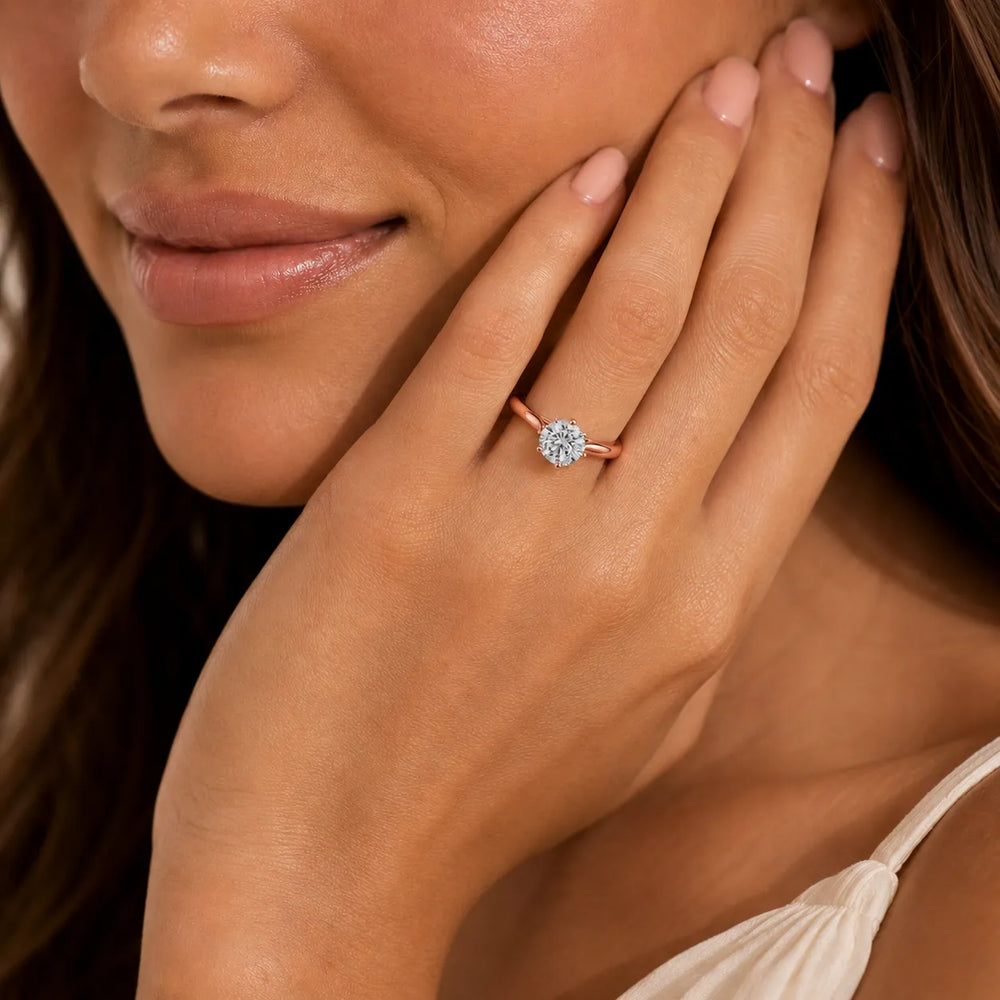 Classic Solitaire Ring with Elegant Center Stone