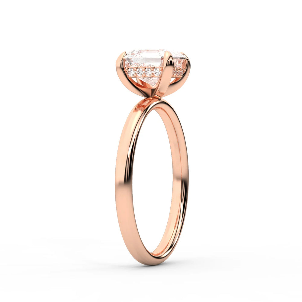 Charlotte Charm Solitaire Round Diamond Engagement Ring